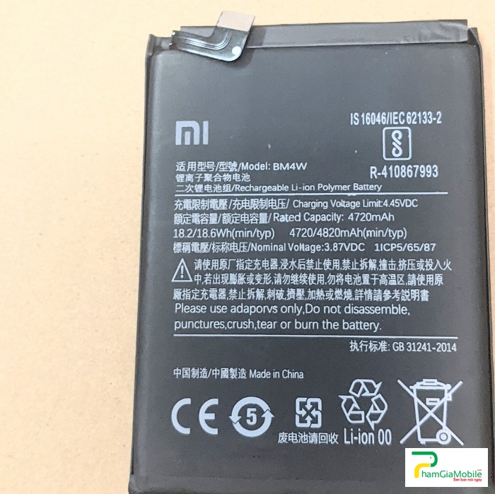 Pin Xiaomi Redmi Note 9 Pro 5G Mã BM4W Zin New Chính Hãng Giá Rẻ